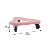Maxbell Abdominal Muscle Disc Universal Wheel Home Gym Fitness Ab Rollers Sport pink