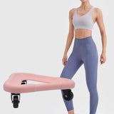 Maxbell Abdominal Muscle Disc Universal Wheel Home Gym Fitness Ab Rollers Sport pink