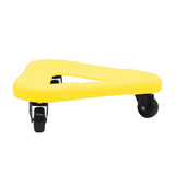 Maxbell Abdominal Muscle Disc Universal Wheel Home Gym Fitness Ab Rollers Sport yellow