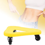 Maxbell Abdominal Muscle Disc Universal Wheel Home Gym Fitness Ab Rollers Sport yellow