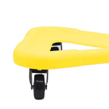 Maxbell Abdominal Muscle Disc Universal Wheel Home Gym Fitness Ab Rollers Sport yellow