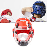 Maxbell Adult Children Kickboxing Headgear Adjustable for Taekwondo Muay Thai Karate Red XS