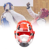 Maxbell Adult Children Kickboxing Headgear Adjustable for Taekwondo Muay Thai Karate Red XS