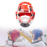 Maxbell Adult Children Kickboxing Headgear Adjustable for Taekwondo Muay Thai Karate Red XS