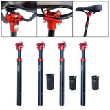 Maxbell Lightweight Bike Seat Post Shock Absorber 350mm Mountain Bicycle Seatpost No Sleeve