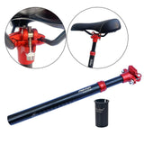 Maxbell Lightweight Bike Seat Post Shock Absorber 350mm Mountain Bicycle Seatpost with 30.4 Sleeve