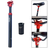 Maxbell Lightweight Bike Seat Post Shock Absorber 350mm Mountain Bicycle Seatpost with 30.4 Sleeve