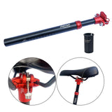 Maxbell Lightweight Bike Seat Post Shock Absorber 350mm Mountain Bicycle Seatpost with 30.4 Sleeve