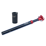 Maxbell Lightweight Bike Seat Post Shock Absorber 350mm Mountain Bicycle Seatpost with 31.6 Sleeve