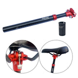 Maxbell Lightweight Bike Seat Post Shock Absorber 350mm Mountain Bicycle Seatpost with 31.6 Sleeve