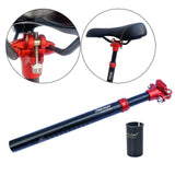 Maxbell Lightweight Bike Seat Post Shock Absorber 350mm Mountain Bicycle Seatpost with 31.6 Sleeve