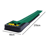 Maxbell Indoor Golf Putting Mat with Ball Return Trainer Fairway for Outdoor Office
