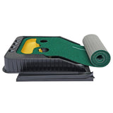 Maxbell Indoor Golf Putting Mat with Ball Return Trainer Fairway for Outdoor Office