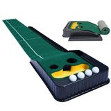 Maxbell Indoor Golf Putting Mat with Ball Return Trainer Fairway for Outdoor Office