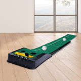Maxbell Indoor Golf Putting Mat with Ball Return Trainer Fairway for Outdoor Office