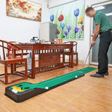 Maxbell Indoor Golf Putting Mat with Ball Return Trainer Fairway for Outdoor Office