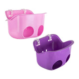 Maxbell Multifunction Child Bike Basket doll Seat for Outdoor Riding Road Bike Pink