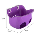 Maxbell Multifunction Child Bike Basket doll Seat for Outdoor Riding Road Bike Purple