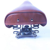 Maxbell Retro Bicycle Saddle Cycling part mountain MTB Spring Cushion PU Leather