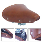 Maxbell Retro Bicycle Saddle Cycling part mountain MTB Spring Cushion PU Leather