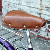 Maxbell Retro Bicycle Saddle Cycling part mountain MTB Spring Cushion PU Leather