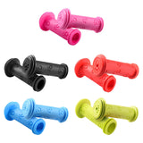 Maxbell Rubber Bicycle Handlebar Grips Comfortable 0.87in for Kids Bike Child Boys Pink