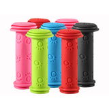 Maxbell Rubber Bicycle Handlebar Grips Comfortable 0.87in for Kids Bike Child Boys Pink