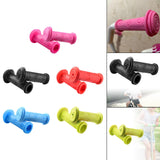 Maxbell Rubber Bicycle Handlebar Grips Comfortable 0.87in for Kids Bike Child Boys Pink
