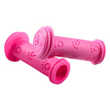 Maxbell Rubber Bicycle Handlebar Grips Comfortable 0.87in for Kids Bike Child Boys Pink