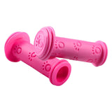 Maxbell Rubber Bicycle Handlebar Grips Comfortable 0.87in for Kids Bike Child Boys Pink
