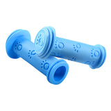 Maxbell Rubber Bicycle Handlebar Grips Comfortable 0.87in for Kids Bike Child Boys Blue