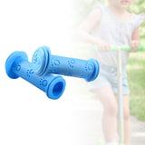 Maxbell Rubber Bicycle Handlebar Grips Comfortable 0.87in for Kids Bike Child Boys Blue