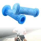 Maxbell Rubber Bicycle Handlebar Grips Comfortable 0.87in for Kids Bike Child Boys Blue