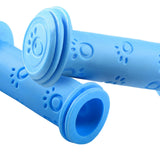 Maxbell Rubber Bicycle Handlebar Grips Comfortable 0.87in for Kids Bike Child Boys Blue