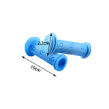 Maxbell Rubber Bicycle Handlebar Grips Comfortable 0.87in for Kids Bike Child Boys Blue