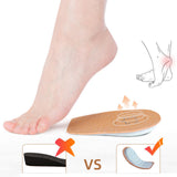 Maxbell 2x Height Increase Insoles Invisible Anti Slip One Size for Men Women Unisex