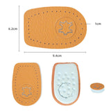 Maxbell 2x Height Increase Insoles Invisible Anti Slip One Size for Men Women Unisex