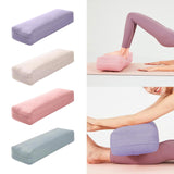 Maxbell Professional Yoga Bolster with Carry Handle Pillow for Legs Restorative Yoga Purple