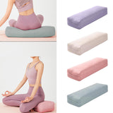 Maxbell Professional Yoga Bolster with Carry Handle Pillow for Legs Restorative Yoga Purple