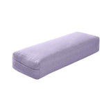 Maxbell Professional Yoga Bolster with Carry Handle Pillow for Legs Restorative Yoga Purple