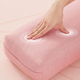 Maxbell Professional Yoga Bolster with Carry Handle Pillow for Legs Restorative Yoga Pink