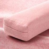 Maxbell Professional Yoga Bolster with Carry Handle Pillow for Legs Restorative Yoga Pink