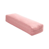 Maxbell Professional Yoga Bolster with Carry Handle Pillow for Legs Restorative Yoga Pink