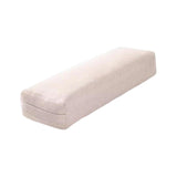 Maxbell Professional Yoga Bolster with Carry Handle Pillow for Legs Restorative Yoga Beige