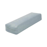 Maxbell Professional Yoga Bolster with Carry Handle Pillow for Legs Restorative Yoga Gray