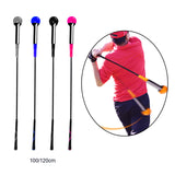 Maxbell Portable Golf Swing Training Aid Practice Position Correction Women Men 100cm Gray