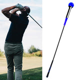 Maxbell Portable Golf Swing Training Aid Practice Position Correction Women Men 100cm Blue