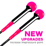 Maxbell Portable Golf Swing Training Aid Practice Position Correction Women Men 120cm Pink