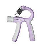 Maxbell Hand Grip Strengthener for Kids Adjustable Resistance 5-20kg Muscle Training Violet White