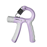 Maxbell Hand Grip Strengthener for Kids Adjustable Resistance 5-20kg Muscle Training Violet White